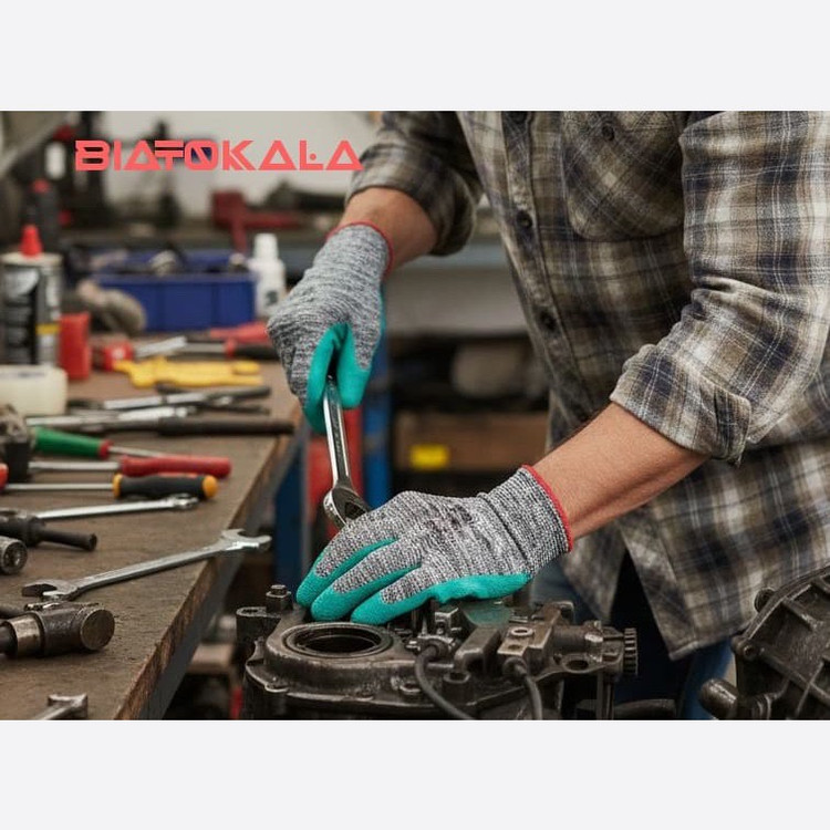 دستکش کار مقاوم محافظت ایمن دست ها در کارهای کشاورزی و سنگین