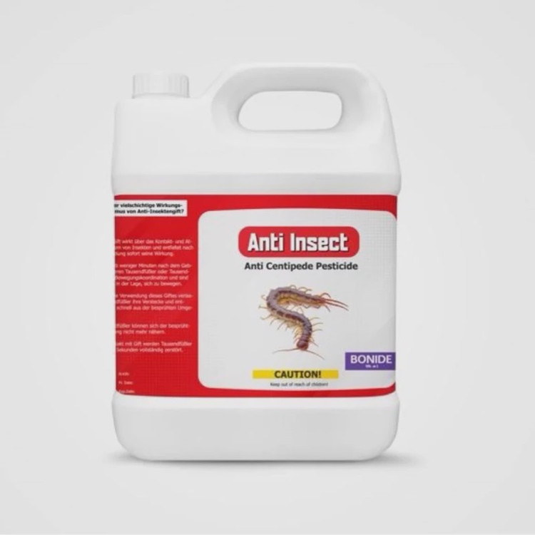 سم 4 لیتری عمده کشنده هزارپا و صدپا Anti insect ارسال رایگان به همراه یک عدد سمپاش سرنوشابه ای مدل 1