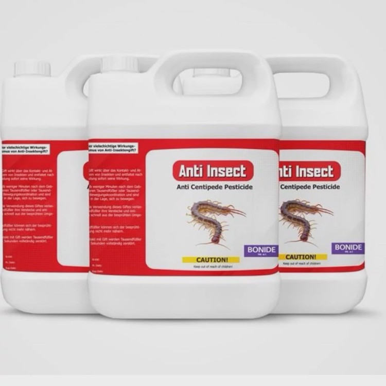 سم 4 لیتری عمده کشنده هزارپا و صدپا Anti insect ارسال رایگان به همراه یک عدد سمپاش سرنوشابه ای مدل 1