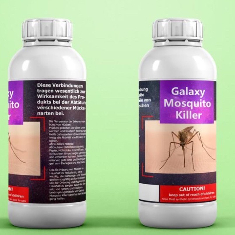 سم پشه کش Galaxy Mosquito Killer گلکسی ارسال رایگان به همراه یک عدد سمپاش سرنوشابه ای