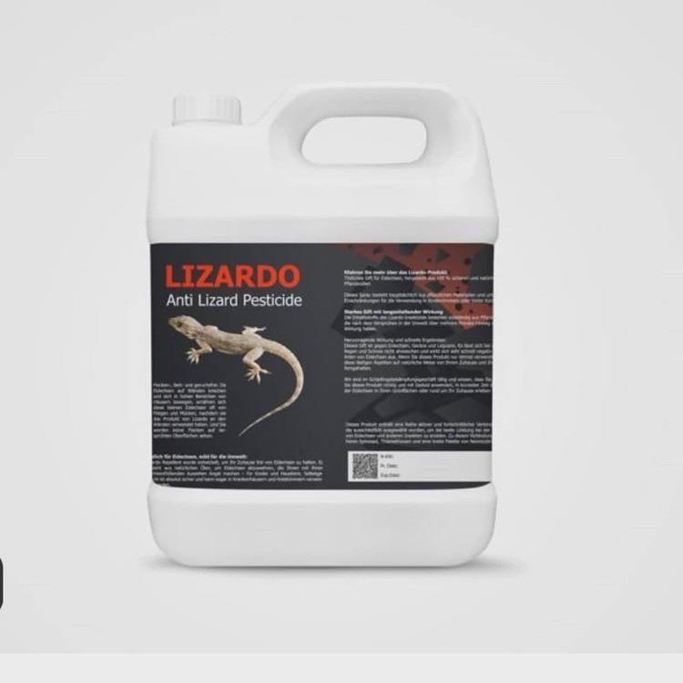 سم کشنده مارمولک Lizardo لیزارد 4 لیتری عمده ارسال رایگان به همراه یک عدد سمپاش سر نوشابه ای مدل 1