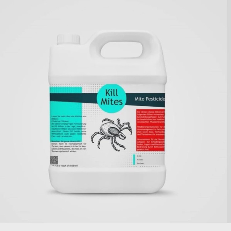 سم 4 لیتری عمده کنه کش موثر با ویژگی زیاد Kill mites ارسال رایگان به همراه سمپاش سرنوشابه ای مدل 1