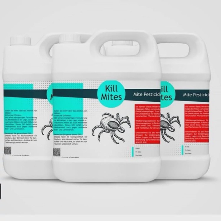 سم 4 لیتری عمده کنه کش موثر با ویژگی زیاد Kill mites ارسال رایگان به همراه سمپاش سرنوشابه ای مدل 1
