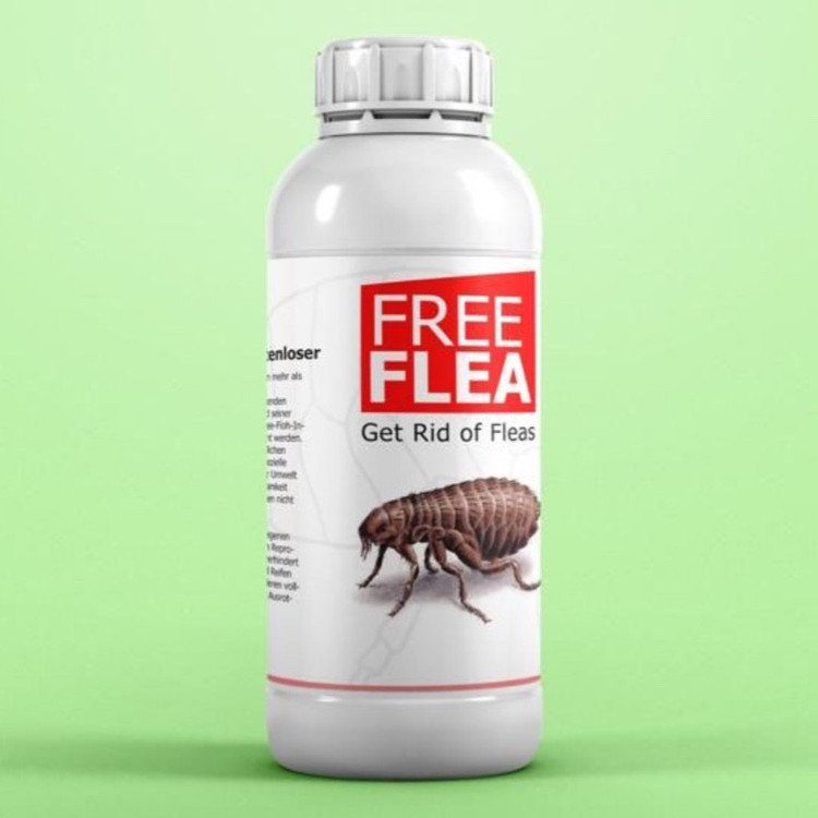 سم ضد کک Free flea کنه کش بسیار قدرتمند فری اف لیا ارسال رایگان به همراه یک عدد سمپاش سرنوشابه ای