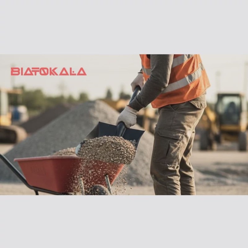 بیل پارویی فلزی حرفه ای دوام طولانی و استفاده راحت مدل 1