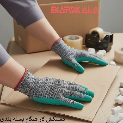 دستکش کار مقاوم محافظت ایمن دست ها در کارهای کشاورزی و سنگین مدل 1