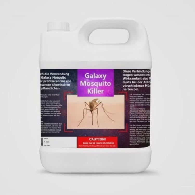 سم پشه کش 4 لیتری عمده Galaxy Mosquito Killer ارسال رایگان به همراه یک عدد سمپاش سرنوشابه ای مدل 1