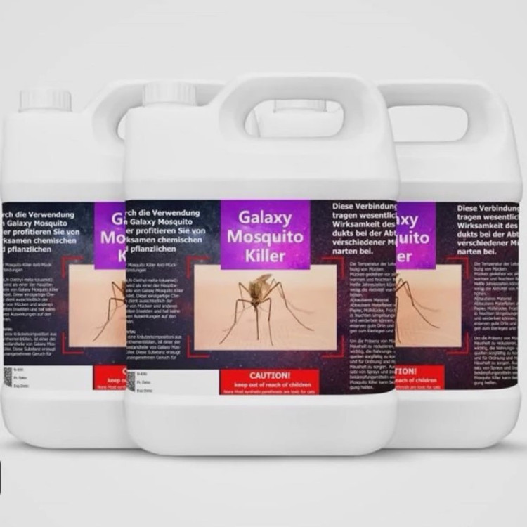 سم پشه کش 4 لیتری عمده Galaxy Mosquito Killer ارسال رایگان به همراه یک عدد سمپاش سرنوشابه ای مدل 1