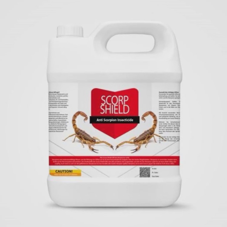 سم 4 لیتری عمده عقرب کش Scorp Shield ارسال رایگان به همراه یک عدد سمپاش سرنوشابه ای مدل 1