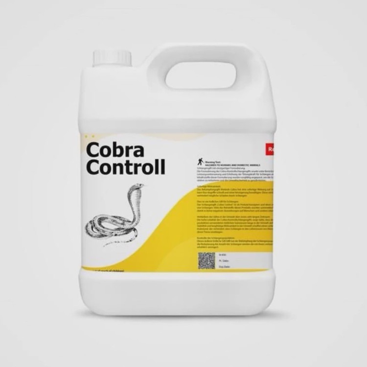 سم 4 لیتری قدرتمند مار کش Cobra controll کبرا کنترل ارسال رایگان به همراه سمپاش سر نوشابه ای مدل 1
