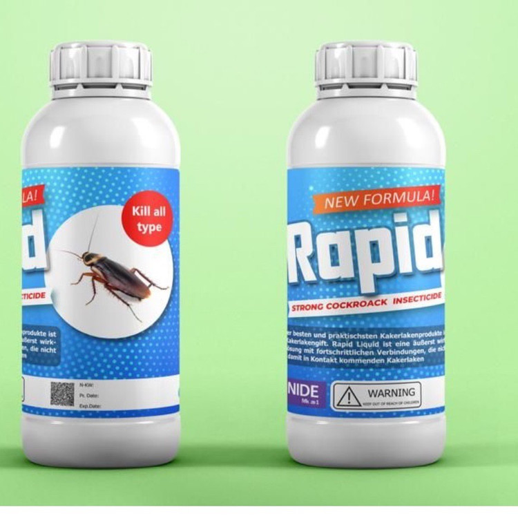 سم سوسک کش قدرتمند راپید Rapid ارسال رایگان به همراه یک عدد سمپاش سر نوشابه ای