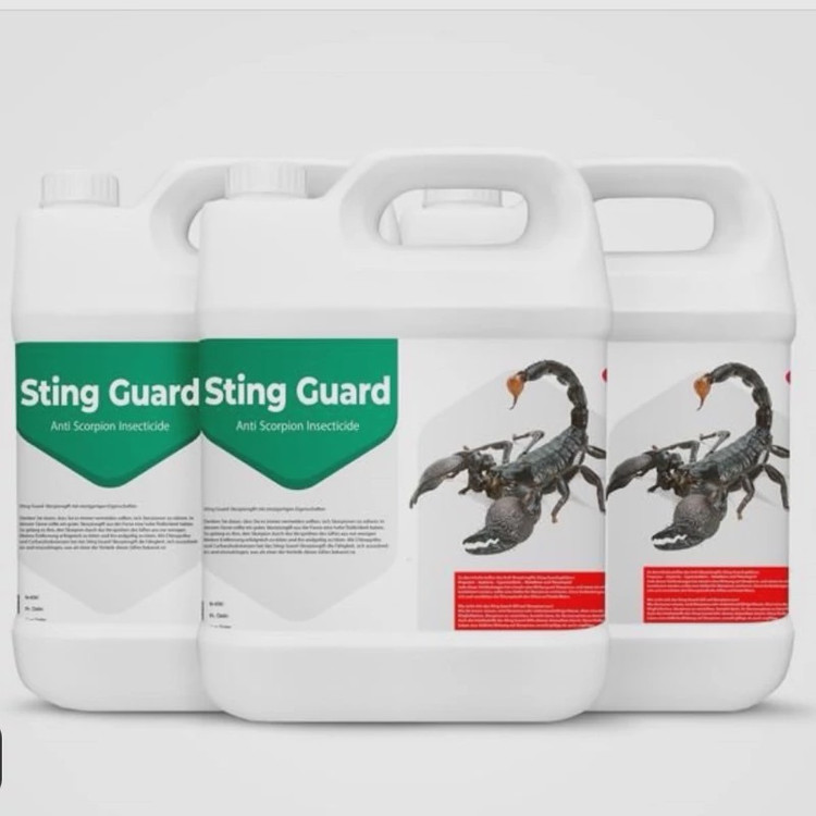 سم 4 لیتری عمده برای نابودی عقرب - Sting Guard استینگ گارد ارسال رایگان به همراه یک عدد سمپاش سرنوشابه ای مدل 1