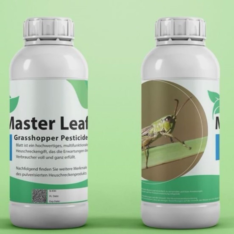 سم حشره کش مخصوص ملخ Master leaf ارسال رایگان به همراه سمپاش سرنوشابه ای مدل 1