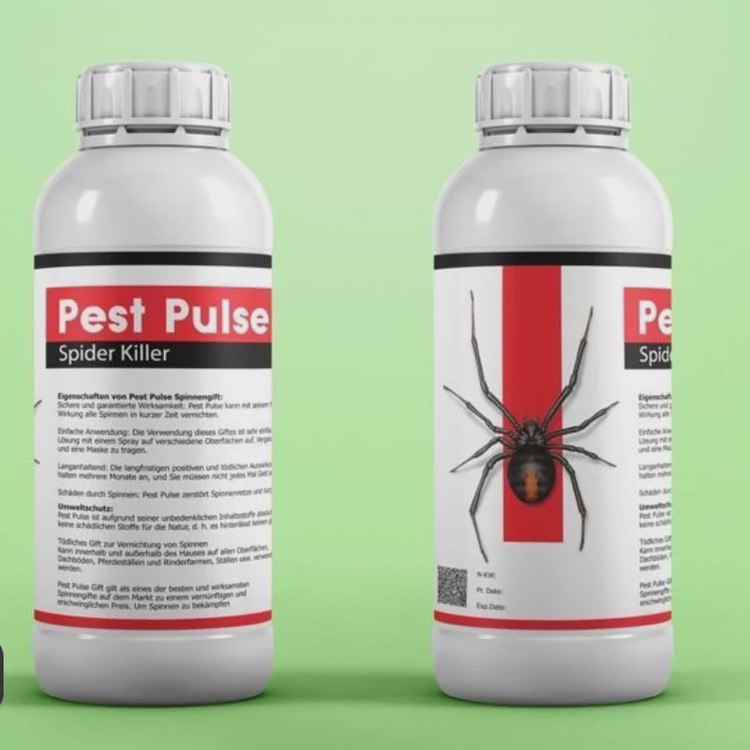 سم عنکبوت کش Pest Pulse پست پلاس اورجینال ارسال رایگان به همراه یک عدد سمپاش سرنوشابه ای مدل 1