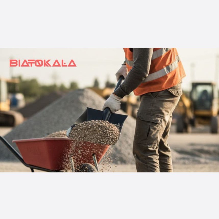 بیل پارویی فلزی حرفه ای دوام طولانی و استفاده راحت
