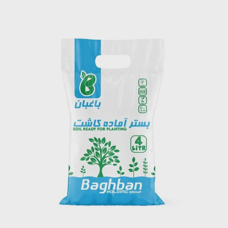 خاک بستر آماده کاشت 4 لیتر باغبان