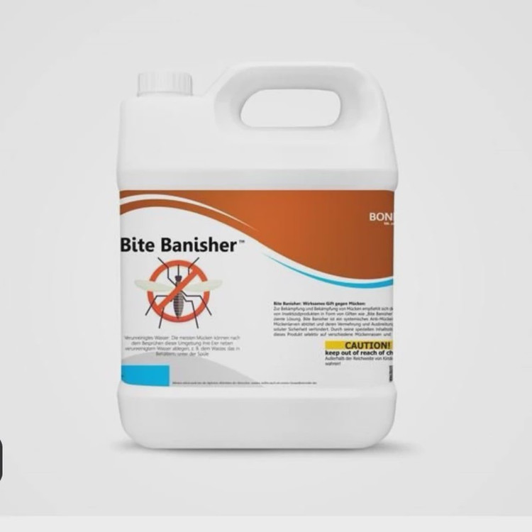 سم 4 لیتری عمده پشه کش قوی Bite Banisher ارسال رایگان به همراه سمپاش سر نوشابه ای مدل 1