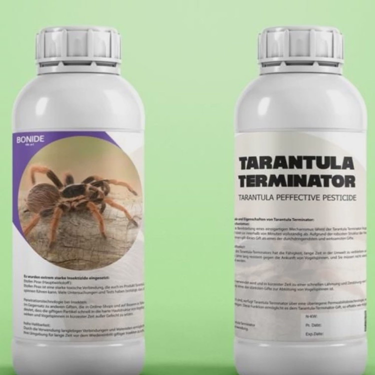 سم رتیل و بندپایان Tarantula Terminator ترمیناتور ارسال رایگان به همراه یک عدد سمپاش سرنوشابه ای مدل 1
