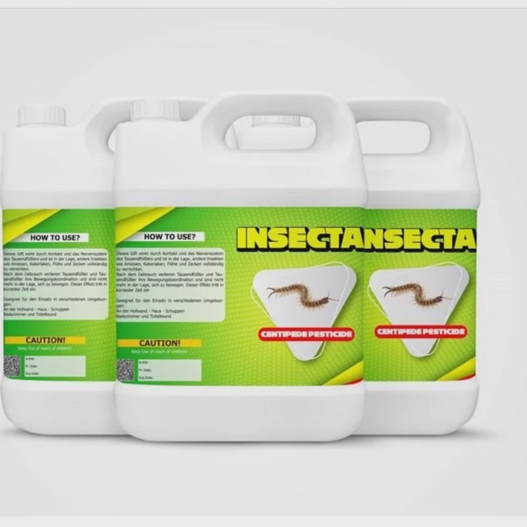 سم 4 لیتری عمده برای حشره 1000 پا - هزار پا کش Insecta ارسال رایگان به همراه سمپاش سرنوشابه ای مدل 1