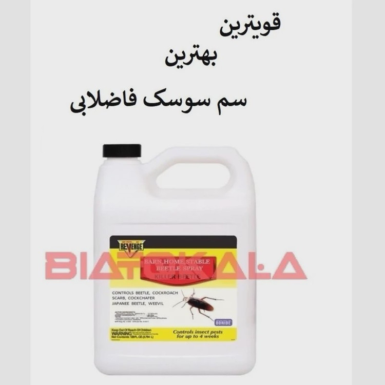نابودی سوسک فاضلابی از خانه ها با سم ریونج