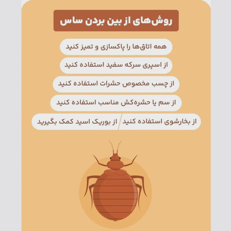 سم ساس کش کراس فایر راه حل نوین از بین بردن ساس ها ارسال رایگان