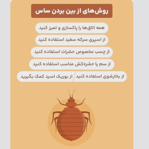 سم بدباگ اوت مبارز سرسخت ساس ارسال رایگان