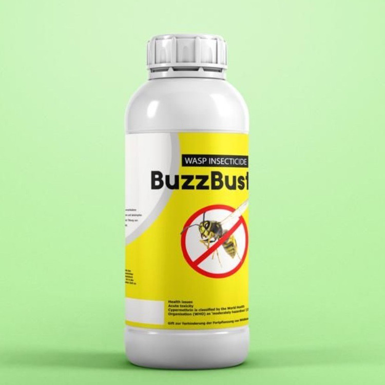 سم کشتن زنبور های وحشی BuzzBuster ارسال رایگان به همراه سم پاش سر نوشابه ای