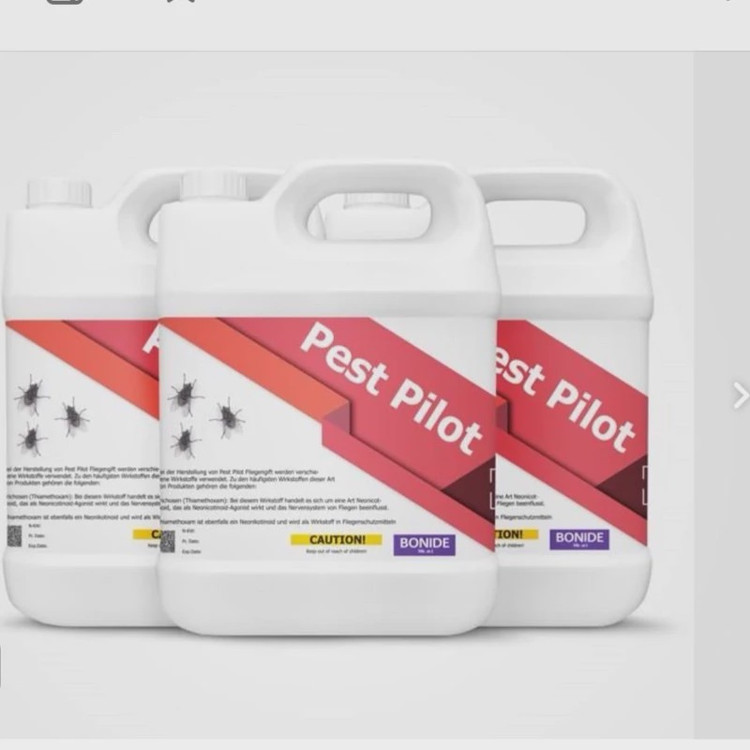 سم مگس کش 4 لیتری عمده Pest pilot ارسال رایگان به همراه یک عدد سمپاش سرنوشابه ای مدل 1