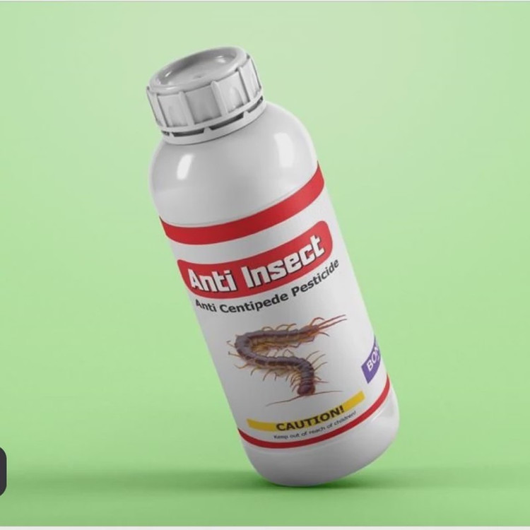سم کشنده هزارپا و صدپا Anti insect آنتی اینسکت ارسال رایگان به همراه یک عدد سمپاش سرنوشابه ای مدل 1