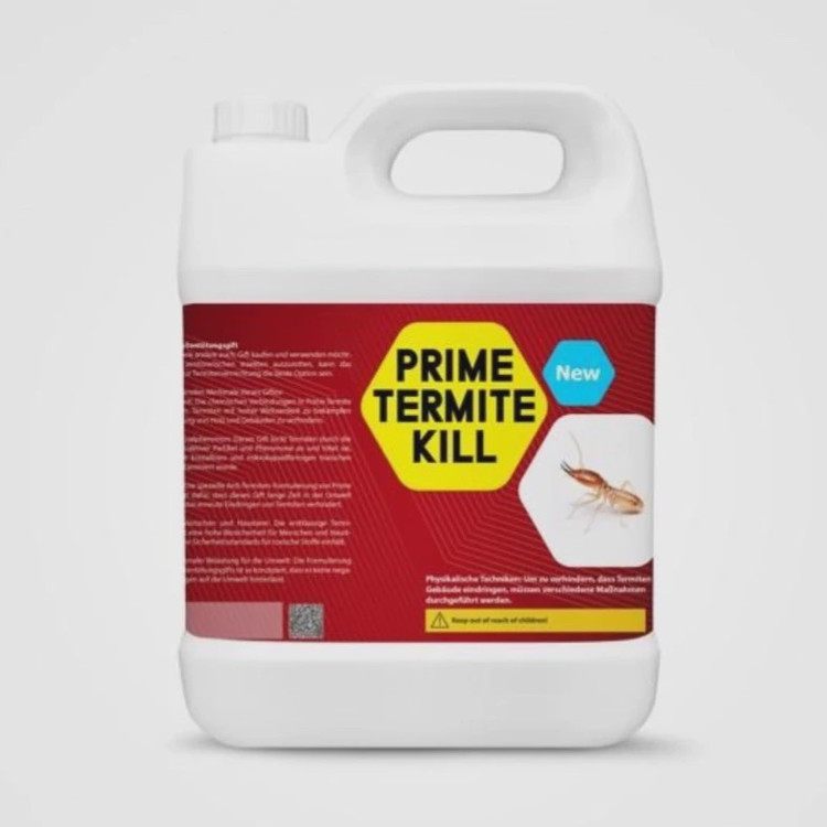سم 4 لیتری عمده ضد حشره موریانه Prime termite kill ارسال رایگان به همراه یک عدد سمپاش سرنوشابه ای مدل 1