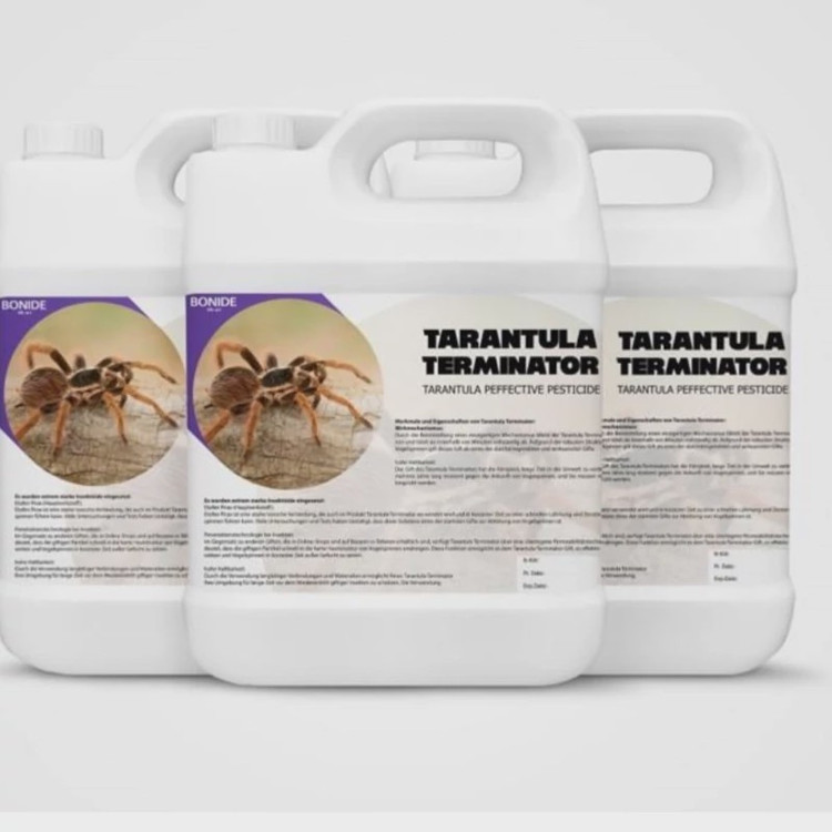 سم 4 لیتری عمده رتیل و بندپایان Tarantula Terminator ترمیناتور ارسال رایگان به همراه یک عدد سمپاش سرنوشابه ای مدل 1