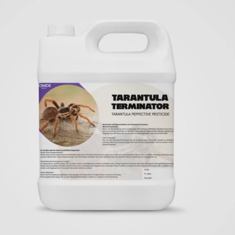 سم 4 لیتری عمده رتیل و بندپایان Tarantula Terminator ترمیناتور ارسال رایگان به همراه یک عدد سمپاش سرنوشابه ای مدل 1