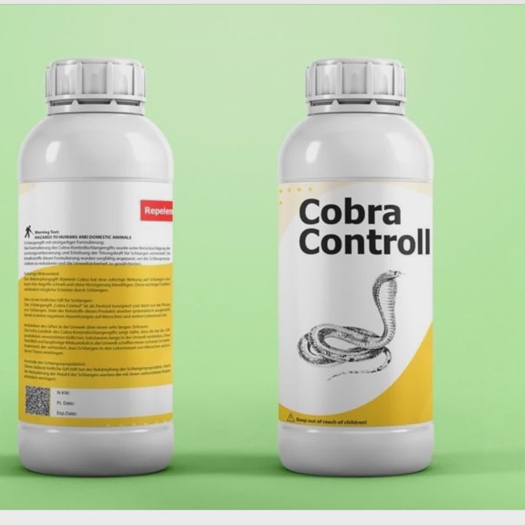 سم مار کش قدرتمند Cobra controll کبرا کنترل ارسال رایگان به همراه یک عدد سمپاش سر نوشابه ای مدل 1