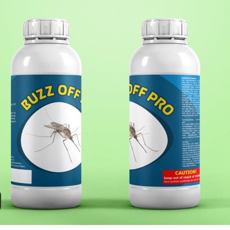سم اختصاصی حشرات - ضد پشه Buzz Off Pro، پشه توالت و جنگل ارسال رایگان به همراه سمپاش سرنوشابه ای
