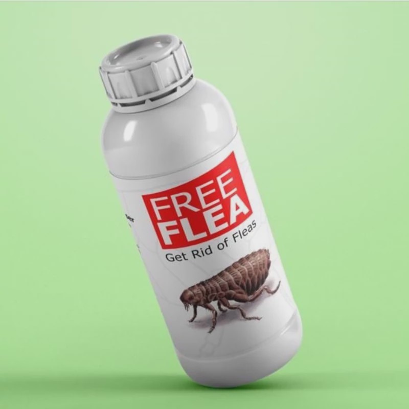 سم ضد کک Free flea کنه کش بسیار قدرتمند فری اف لیا ارسال رایگان به همراه یک عدد سمپاش سرنوشابه ای مدل 1