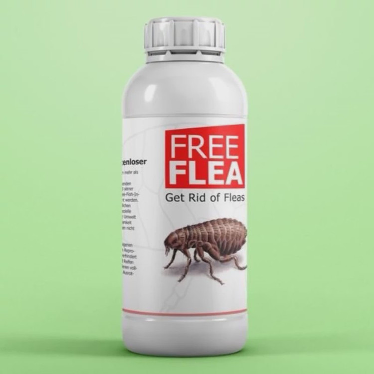 سم ضد کک Free flea کنه کش بسیار قدرتمند فری اف لیا ارسال رایگان به همراه یک عدد سمپاش سرنوشابه ای مدل 1