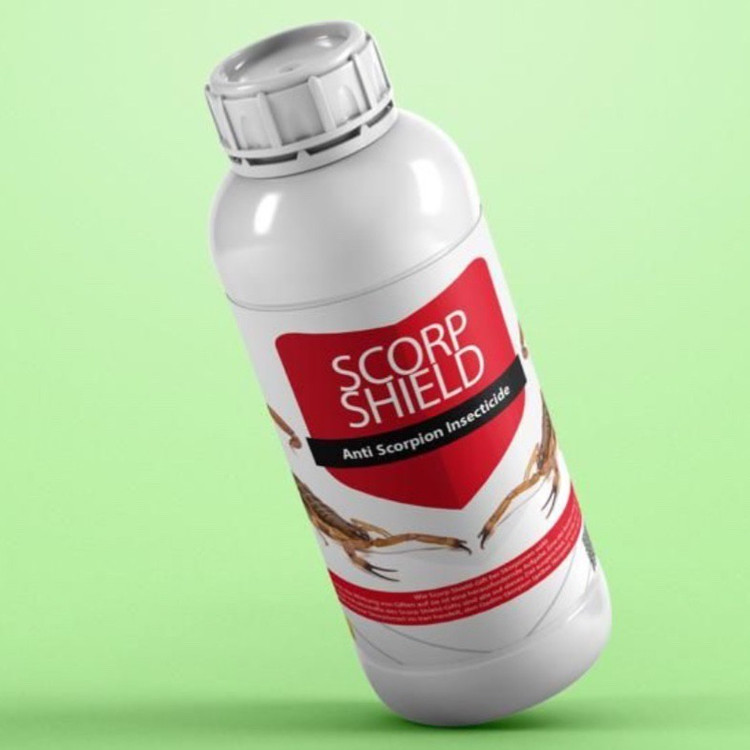 سم عقرب کش Scorp Shield ارسال رایگان به همراه یک عدد سمپاش سرنوشابه ای