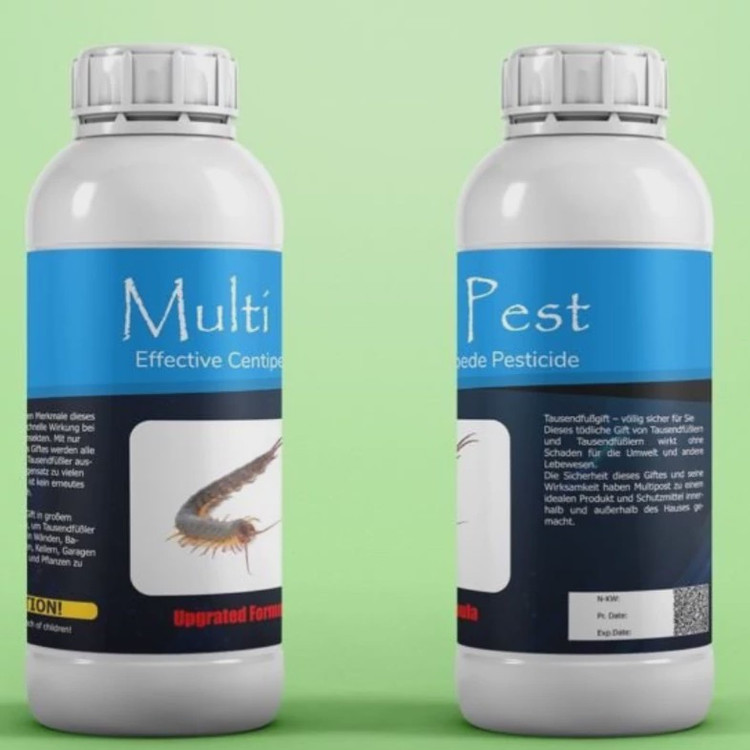 سم Multi pest ضد حشره هزارپا ارسال رایگان به همراه یک عدد سمپاش سرنوشابه ای مدل 1